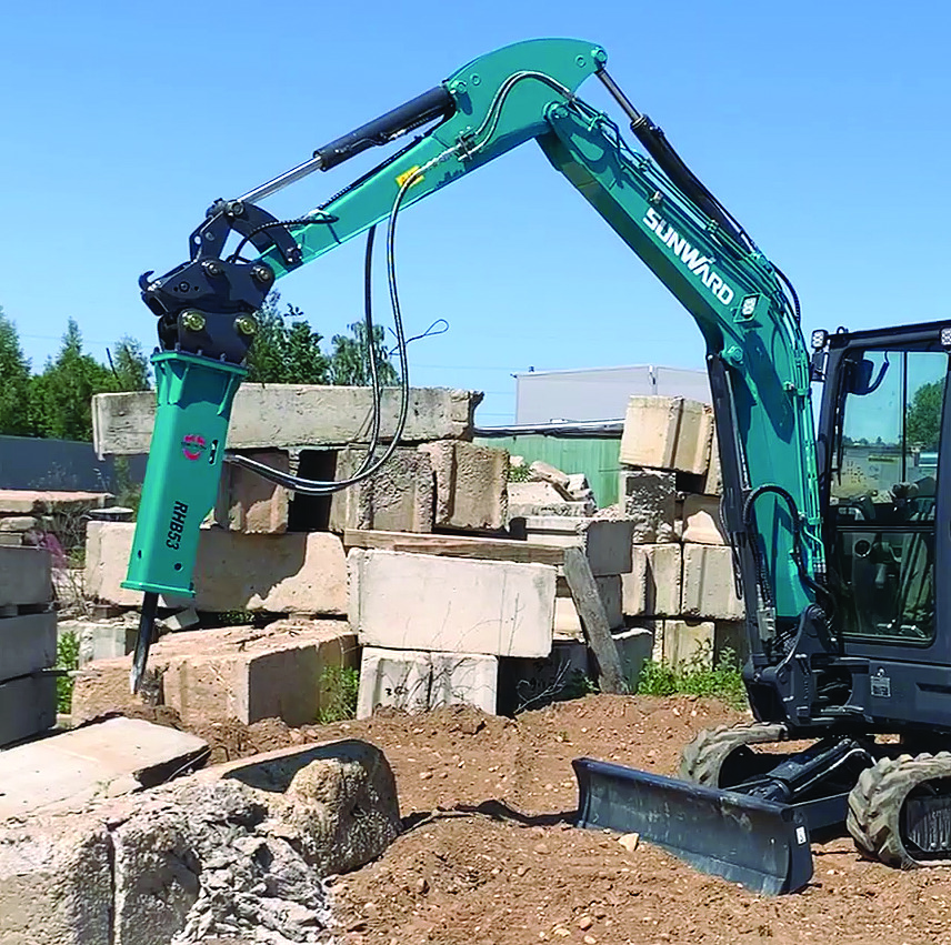 Как устроен, работает и где применяется гидромолот